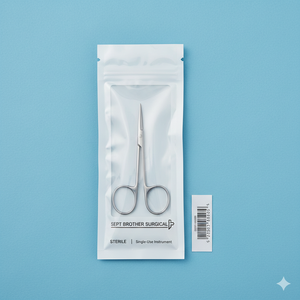 Ciseaux chirurgicaux de qualité médicale professionnelle en acier inoxydable, droits, tranchants/ciseaux irisés pour hôpitaux, laboratoires et cliniques - Product Image 5