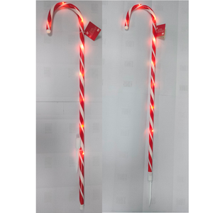 Vente en gros Vietnam Alimentation par batterie Matériau plastique Top Holiday Light Decoration Red Color Bo Lighted Candy Cane 30 pouces - Product Image 1