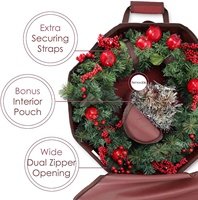 Boîte de rangement de Noël Hardshell Conteneur de vacances pliant solide Durable Écologique Premium Heavy Duty