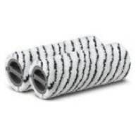 Juego de Rodillos de Microfibra para Limpieza de Pisos Blanco y Negro 2 055 021 0 para Mopa de Microfibra Karcher - Product Image 1