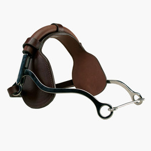Durable cuero acolchado Hackamore Horse Bits equipo ecuestre equino 2025 - Product Image 5