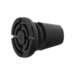 Tappo in gomma per tubi, nero, diametro tubo 19 mm / diametro base 55 mm, tipo a soffietto, confezione da 25 unità - Product Image 2
