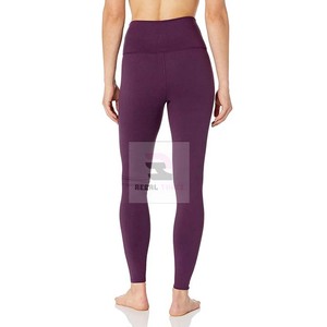 Venta al por mayor de cintura alta gimnasio Legging para las mujeres transpirable de punto Yoga Leggings tejido - Product Image 2
