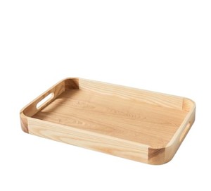 Plato de madera para servir de uso multiusos, bandeja hecha a mano para el desayuno, café, té, aperitivos, comida, mesa para servir, mostrador, bandeja para servir - Product Image 5
