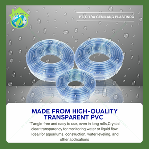 Tuyau transparent en PVC polyvalent de 1/4 pouce, sur mesure 100 m pour aquariums, irrigation agricole et projets de jardinage - Product Image 6
