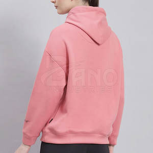 Sudadera con Capucha Informal de Invierno para Mujer, Diseño Personalizado, Transpirable, con Logotipo Frontal, Estilo Urbano, Nueva Llegada en Oferta Online - Product Image 4