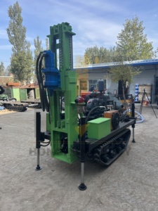 <span class=keywords><strong>Hongrun</strong></span> mới Crawler ROTARY nước giếng khoan Giàn Khoan 160m max chiều sâu thân thiện với môi động cơ điện/bơm lõi trang trại xây dựng sử dụng - Product Image 2