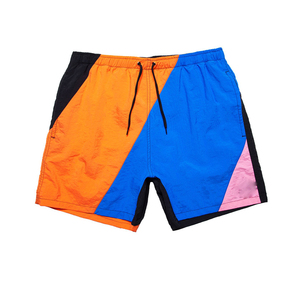 Ropa de calle de verano, pantalones cortos deportivos para hombre, oferta superior informal, la mejor calidad, lona personalizada, cierre de cintura elástica, patrón sólido - Product Image 1
