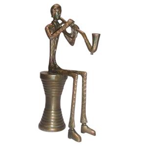 Statue en métal abstraite humaine moderne et élégante en aluminium Décor de bureau à domicile élégant Impression de logo personnalisé Sculpture moderne antique Art - Product Image 3