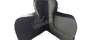 Silla de montar premium para salto ecuestre, hecha a mano en cuero inglés, equipo de equitación para doma clásica, competición y entrenamiento. - Product Image 3