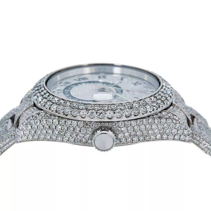 Relojes Mecánicos Analógicos de Acero Inoxidable con Incrustaciones de Diamantes de Moissanita, Joyería Fina de Moda de Lujo para Hombre - Product Image 3