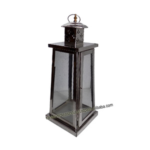 Nouveauté : Lanternes suspendues carrées en acier et verre, écologiques, faites à la main, design tendance, décoratives pour Noël, pour bougies - Product Image 6