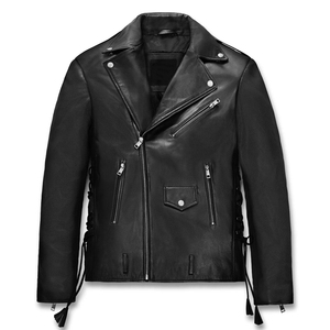 Chaqueta de Cuero para Hombre, Estilo Moderno, Decoración Bordada, Logotipo Frontal, Precio Bajo, Marca Privada, Superventas - Product Image 1