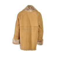 Manteau long en cuir de mouton et fourrure de mouton bleu marine foncé tendance 2026 pour femme, haute qualité, grande taille, mode hiver chauffante
