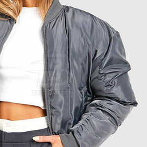 Nueva llegada de color personalizado bombardero chaquetas de invierno ropa de mujer de alta calidad chaquetas de bombardero para la venta en línea - Product Image 5