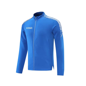 Mens Athletic <b>Tracksuit</b> Set Zip Up Jacket and Joggers Two Piece Sportswear Outfit <b>Gym</b> Training Suit Custom Logo Design - Product Image 2