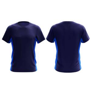 Hombres 50% Algodón 50% poliéster Crew Fitness Plain camiseta en blanco al por mayor logotipo personalizado al por mayor camiseta de alta calidad para hombres - Product Image 1