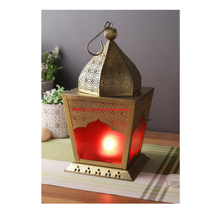 <b>Gold</b> Embossed Fancy Mini Hanging Moroccan <b>Lantern</b> on Hot Sale Available - Product Image 3