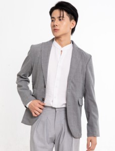 Venta al por mayor OEM ODM Hombres Mujeres Poliéster Blazer Precio competitivo por encargo Vietnam Phong Phu ABL1 Ligero Lino-como - Product Image 2