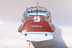 Super Riva lambLamborghini เรือสปีดโบ๊ทรุ่น Gia nhien งานหัตถกรรมทำจากไม้อะคาเซียธรรมชาติงานหัตถกรรมหนังสังเคราะห์ระดับพรีเมียม - Product Image 3