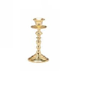 Candelabro Clásico de Aluminio, Diseño Intrincado, Acabado Antiguo, Hecho a Mano, Ecológico y Duradero para Navidad, Pascua, Cumpleaños - Product Image 1