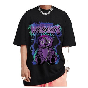 คุณภาพสูงที่กําหนดเองเปล่าวินเทจStreetwearกราฟิกTเสื้อคลาสสิกผ้าฝ้ายTeeเสื้อStreetwear Crewneck TeeกราฟิกTeesผู้ชาย - Product Image 1