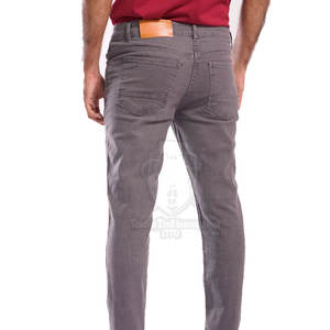 Pantalones Vaqueros Casuales de Alta Calidad para Hombre, Transpirables, con Botones, de Color Sólido, Ligeros, 100% Algodón, Más Vendidos para Adultos, para Otoño e Invierno - Product Image 6
