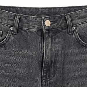 Vêtements de mode d'extérieur, jeans en denim, pantalon de haute qualité, lavage à l'acide, pantalon à jambes larges, design unique, bas décontractés pour femmes - Product Image 4