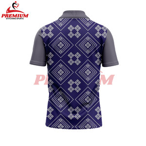Camisa Polo de Golf Sublimada para Hombre, Camisa de Manga Corta con Estampado de Cuello que Absorbe La Humedad para Golf y Ropa Casual - Product Image 2