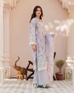 Designer Heavy Embroidery Multi-Color Bridal <b>Lehnga</b> Choli for Wedding Party Wear Hand Drawn Printing Women's Wholesale 0190 - Product Image 1