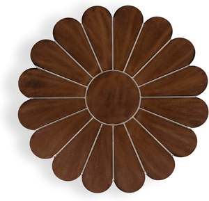 Tabouret et repose-pieds en bois sculpté, pliable, réglable, durable, fait main, avec un design artisanal et une finition moderne pour un usage domestique en appartement - Product Image 4