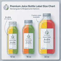 Étiquette personnalisée avec logo imprimé, étanche, pour bocaux, bouteilles en verre ou en plastique, ronde ou rectangulaire, transparente, pour emballage alimentaire
