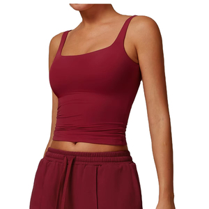 Débardeur de yoga moulant de style européen et américain, vêtements de fitness à séchage rapide, polyvalent pour les vêtements d'extérieur et la course à pied - Product Image 5