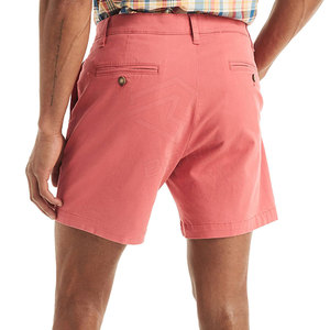 <b>Men's</b> High Street Casual <b>Slim</b> <b>Fit</b> Beach <b>Shorts</b> Breathable Plus Size Custom Design Plain Dyed Solid Color Corduroy Fabric - Product Image 4