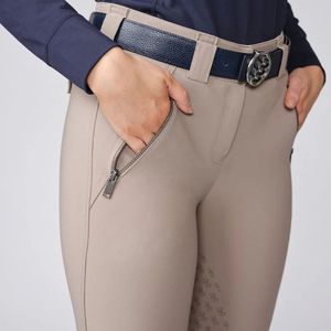 Pantalones ecuestres personalizados para mujer, agarre completo, estiramiento completo, ajuste cómodo, venta al por mayor, pantalones para montar a caballo - Product Image 1