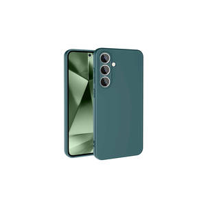 Étui en silicone liquide premium SENK Mara pour Samsung Galaxy S24 FE, coque arrière de protection antichoc, élégant, Ins A53 7 Plus - Product Image 1
