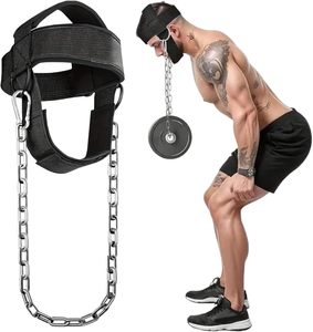 Arnés de Cuello de Lana para Levantamiento de Pesas, Correa Ajustable Antideslizante para Fortalecer el Cuello y la Parte Superior de la Espalda, para Gimnasio y Fitness - Product Image 1