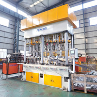 Presse hydraulique servo multi-stations 500T pour le formage de tôles métalliques et de pièces automobiles par emboutissage profond et moule progressif