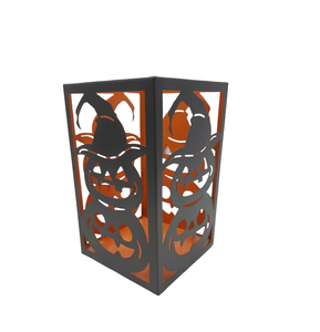 Design moderne Décoration d'Halloween Fer Carré Votif Noir Mat Pc Taille Standard bougie votive Pour La Maison et La Décoration De Table - Product Image 4