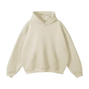 Vente en gros de sweat-shirt à capuche surdimensionné écologique léger personnalisé pour hommes sweat à capuche brodé avec impression bouffante - Product Image 5
