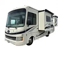 Camping-car de luxe d'occasion Jayco AlanteS 26Y 2016 Crème avec rayures noires, véhicule étendu à extension coulissante