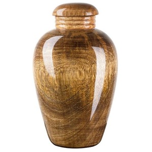 Urne funéraire personnalisée en bois naturel pour cendres d'adultes, design durable, pour services funéraires et crémations - Product Image 6