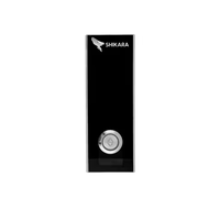 Panneau de commande circulaire à bouton-poussoir LED stabilisé en acier inoxydable traditionnel pour résidence, hôtel, appartement, villa