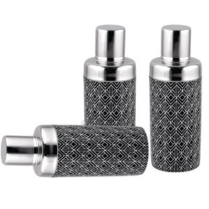 ชุดเชคเกอร์ค็อกเทลสแตนเลสสีดำขนาด500มล. และ700มล. อุปกรณ์บาร์โลหะพร้อมตัวเลือกโลโก้ตามสั่ง - Product Image 4