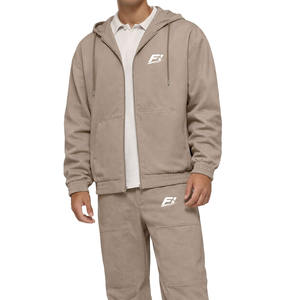 Chándal con Capucha y Cremallera Extra Grande Personalizado para Hombre, Ropa Deportiva Informal Unisex al por Mayor, Estilo Urbano Y2K, Forro Polar, Marca Privada, Proveedor B2B de EE. UU. - Product Image 1