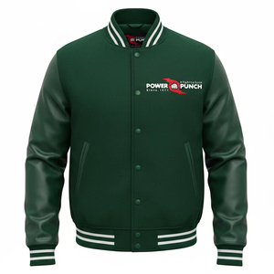 Haute qualité hiver col montant imperméable coupe-vent université veste hommes basket-ball personnalisé Streetwear vêtements bouton manteau - Product Image 1