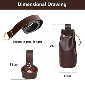 Best Selling Premium Viking Medieval Leather <b>Belt</b> Full Grain Breathable Cowhide Leather Norse Style Waist <b>Belt</b> - Product Image 2