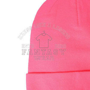 หมวกบีนนี่ FANTASY WEAR 2026 พรีเมียม & ขายส่ง ปักโลโก้ตามสั่ง คุณภาพสูง อุ่นสบายสำหรับฤดูหนาว  ลายเรียบ  วัสดุอะคริลิก - Product Image 3