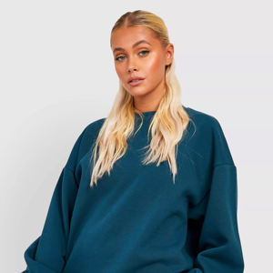 Sudadera de lana de gran tamaño de Invierno para mujer de estilo más nuevo con logotipo frontal impreso ropa de calle transpirable - Product Image 3