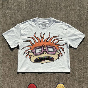 Camisetas de Manga Corta de Microfibra para Hombre, Corte Cuadrado, Cuello Redondo, Ajuste Delgado, 100% Algodón, Venta al por Mayor de Fábrica, Novedad 2025 - Product Image 4